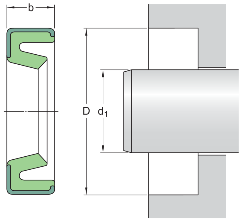 Radial Shaft Seals For General Industrial Applications 6105