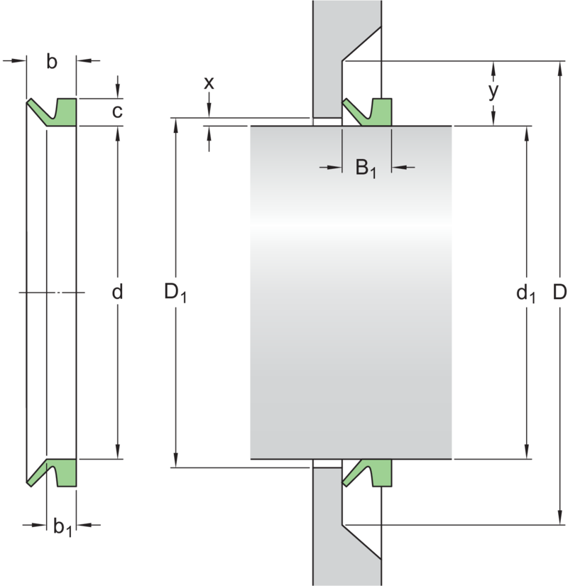 V-ring Seals, Globally Valid - 30 Va R