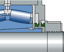 Joint à lèvre - EVDE series - EVCO - V-ring / en NBR / de piston