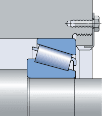 Axial location of bearing rings